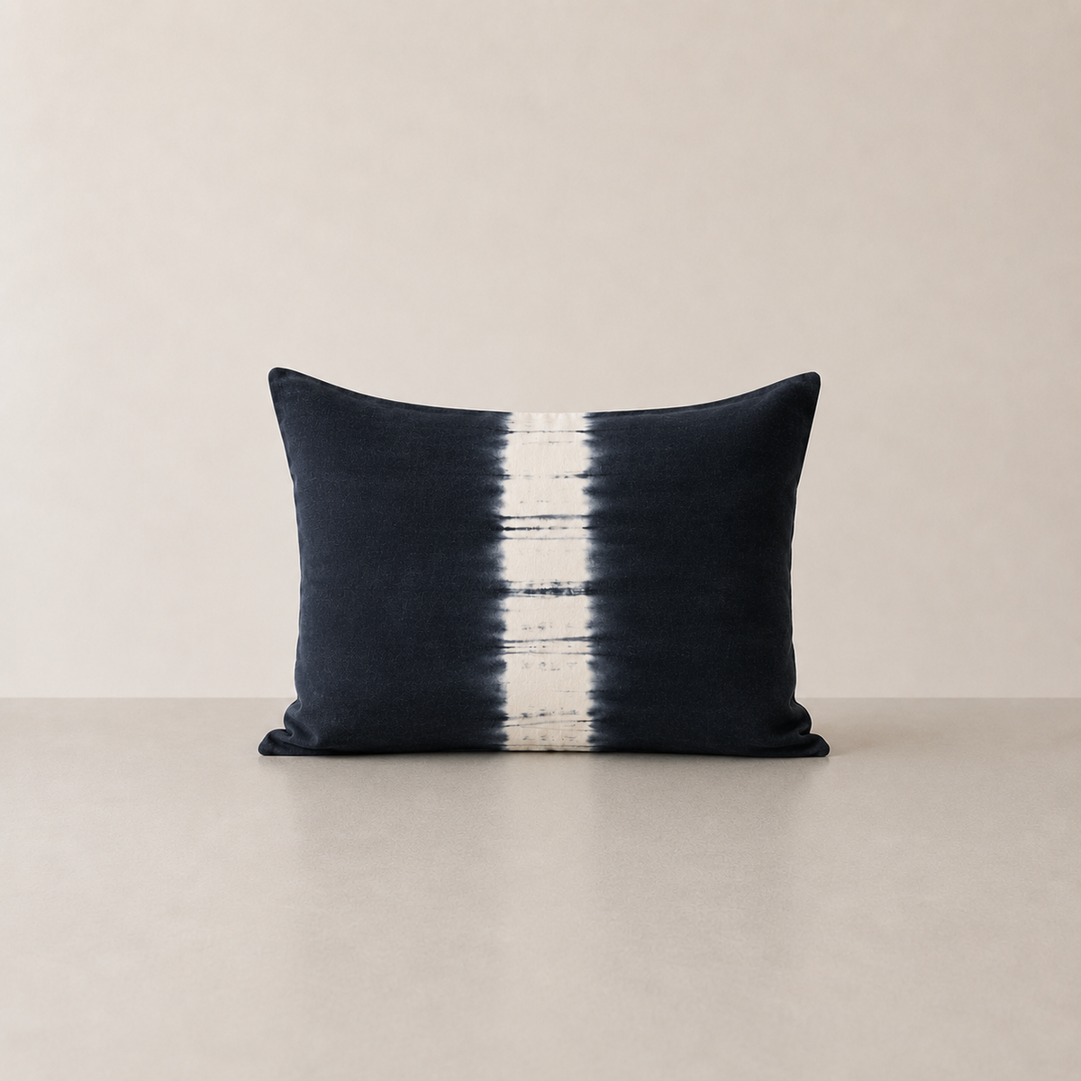 BLACK TIE-DYE CUSHION COVER
