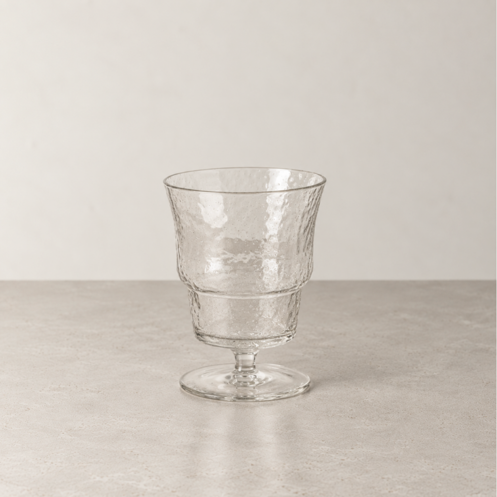 HAMMERED WINE GLASS - SET OF 2
