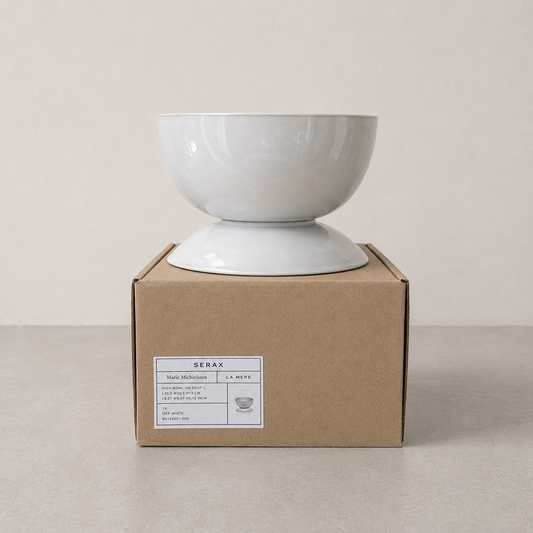 HIGH FOOTED CERMAMIC DISH