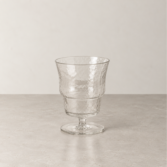 HAMMERED WINE GLASS - SET OF 2